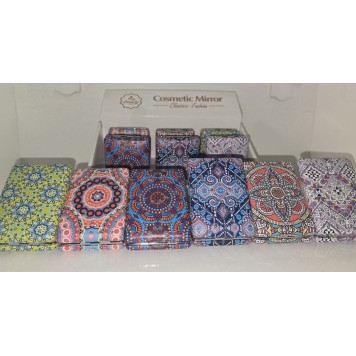 12'li Büyüteçli Dikdörtgen Cep Aynası MZ-111