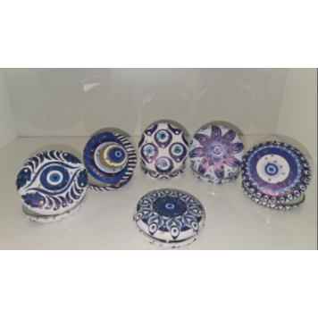 12'li Büyüteçli YUVARLAK  Cep Aynası  MZ-100-2