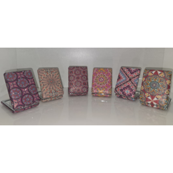 12'li Büyüteçli Dikdörtgen Cep Aynası MZ-112-1