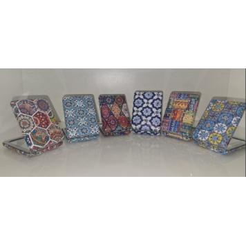 12'li Büyüteçli Dikdörtgen Cep Aynası MZ-109-1