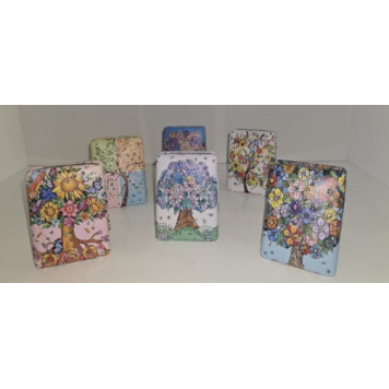 12'li Büyüteçli Dikdörtgen Cep Aynası-1