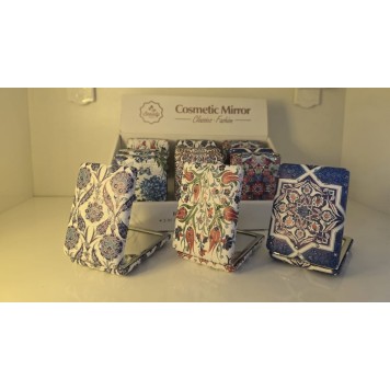 12'li Büyüteçli Dikdörtgen Cep Aynası MZ-104