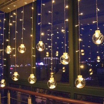 Küre Toplu Perde Led Işık MZ6200-245