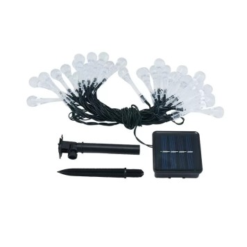 7m 50 Led Damla 8 Fonksiyonlu Solar Panelli-RGB-1