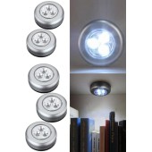 Mini Led Işık Kablosuz Pilli Beyaz Işık MH-314