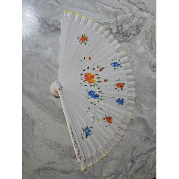 Bambu Çift Taraflı Yelpaze Karışık Renkler 12'li Paket-3