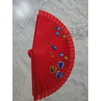 Bambu Çift Taraflı Yelpaze Karışık Renkler 12'li Paket-6