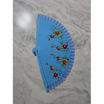 Bambu Çift Taraflı Yelpaze Karışık Renkler 12'li Paket-4