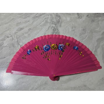 Bambu Çift Taraflı Yelpaze Karışık Renkler 12'li Paket-2